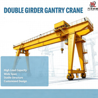Nouvelle grue portique électrique contrôlée par PLC Wan Long 50T pour le levage de blocs de coque de navire, portée de 46 m, hauteur de levage maximale de 31 m, Travel Lift