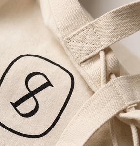 Sacchetto Regalo in Cotone a Righe per Matrimonio, Riutilizzabile con Cordoncino, Logo Stampato, per Scarpe, Vestiti, Calze, Sacchetto Antipolvere - Product Image 6