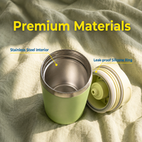Coffret cadeau de 2 gobelets de voyage en acier inoxydable pour Noël, avec couvercle à bouton-poussoir anti-fuite, tasse isotherme pour café et thé 12oz/16oz