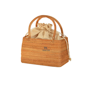 Sac fourre-tout en paille de rotin jonc de mer vintage tendance pour dames sacs à main pour femmes faits à la main fournisseur vietnamien le moins cher - Product Image 1