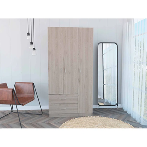 3 portes 2 tiroirs en bois bon marché, Armoire traditionnelle Antique, Armoire <span class=keywords><strong>de</strong></span> rangement, Armoire avec cloisons et tringle à vêtements - Product Image 4