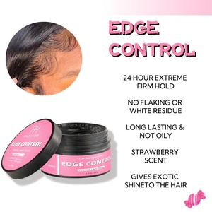 Gel para el cabello con logotipo personalizado, sujeción fuerte, control de bordes, bordes gruesos, Gel para peinar el cabello de larga duración, Gel para el cuidado del crecimiento del cabello - Product Image 3