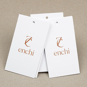 Logotipo personalizado ropa de lujo ropa colgante tarjeta <span class=keywords><strong>Jeans</strong></span> y ropa papel colgar ropa etiquetas - Product Image 2