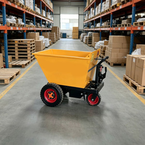 Carretilla de Construcción con Motor de 1000W, 48V, Batería de 20AH, Carro de Empuje Manual para Transporte de Concreto, Arena y Ladrillos - Product Image 2