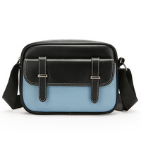 Tas Selempang Pria Kulit PU Mewah Anti Air Desainer Kustom Grosir, Tas Bahu Crossbody Messenger Bermotif