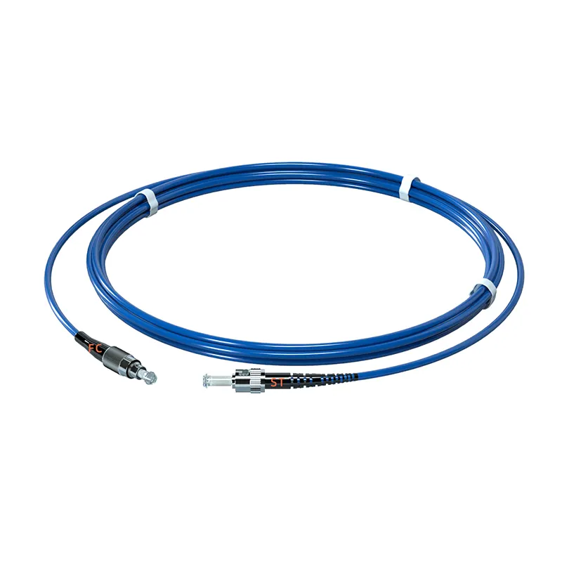 Venta al por mayor FTTH Jumper FC/UPC a ST/UPC monomodo 1 núcleo blindado Cable de conexión de fibra óptica
