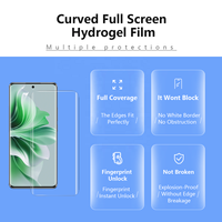 Film de protection d'écran flexible incurvé pleine surface, film protecteur d'écran en hydrogel nano UV pour tout modèle de smartphone