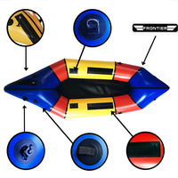 Bateau de rafting fluvial léger en TPU gonflable Audac Frontier Pack Raft Packraft