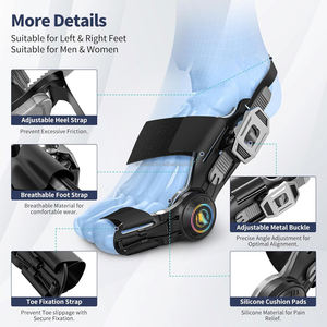 Ortopedi Adjustable Knob pelurus jari kaki korektor Bunion dan dukungan sendi penjepit untuk kaki besar Hallux Valgus bantuan - Product Image 4