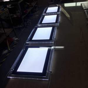 Panel LED de Cristal Rectangular de Doble Cara, Ecológico, para Exhibición en Ventanas Interiores, Caja de Luz para Inmobiliarias, Restaurantes y Tiendas - Product Image 4