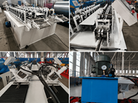 Machine de profilage de canaux de charpente Omega à haute efficacité, équipement de production de profilés en forme de chapeau