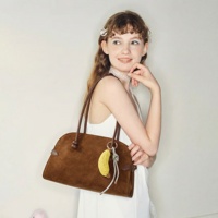 EDGE Porte-clés banane au crochet mignon, pendentif fruit fait main, porte-clés en corde avec strass, accessoire de mode, breloque de sac pour femme