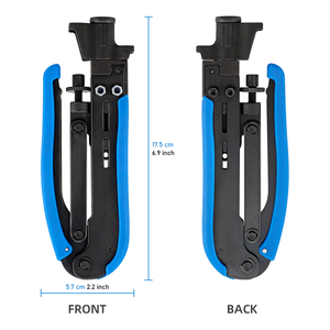 Tự làm cáp đồng trục crimper nén công cụ nhựa cho RG59 <span class=keywords><strong>RG6</strong></span> RG11 cáp đồng trục kết nối cho công nghiệp cắt dây plier - Product Image 3