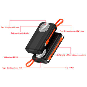 Produits tendances 2026 : <span class=keywords><strong>Powerbank</strong></span> portable 20000 mAh <span class=keywords><strong>PD</strong></span> <span class=keywords><strong>45W</strong></span> 19V pour ordinateur portable avec écran LED - Product Image 6