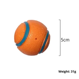 Toptan Ultra Top Köpek Oyuncağı Dayanıklı Toksik Olmayan TPR İnteraktif Ses Çıkaran Süper Zıplayan Su Geçirmez Suda Yüzen - Product Image 5