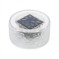 Lampe LED solaire étanche en forme de brique de verre pour sol, marches d'escalier, allée de jardin, décoration extérieure de villa