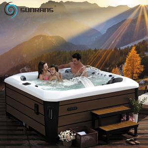 Sunrans Spa de luxe à hydromassage Bain à remous pour <span class=keywords><strong>5</strong></span> <span class=keywords><strong>personnes</strong></span> Bain à remous extérieur pour piscine avec système Balboa - Product Image 1