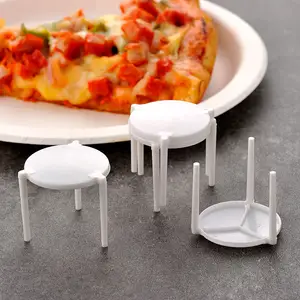 Dining Room 2.5g Bulk White Cutlery Pizza Tools Fixing Pizza Gadgets PP Pizza Tripod