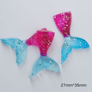 Trong Suốt Sequins Thân Thiện Với Môi Tự Làm Kem Keo Nhựa Khuôn Phụ Kiện Mô Phỏng Đuôi Cá Nàng Tiên Cá Điện Thoại Di Động Trường Hợp - Product Image 3