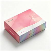 Boîte en papier kraft pour produits de soin de la peau de luxe, emballage personnalisé pour cosmétiques et huiles essentielles, vente en gros, emballage pour petits flacons de 3/5/10 ml