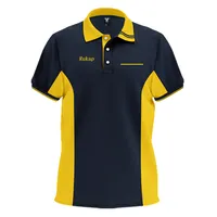 Men's Fake Pocket Player Polo Shirt, Uv Resistance