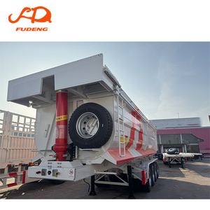 Semi-remorque benne basculante 60 tonnes <span class=keywords><strong>à</strong></span> vendre, 3 essieux, châssis renforcé pour le transport de terre en zone montagneuse - Product Image 5
