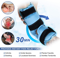 Soulagement de la douleur des pieds et des chevilles, Gel de glace réutilisable pour les blessures aux pieds, gonflement, thérapie par compresse froide
