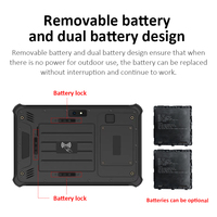 Tableta Industrial Resistente de Alto Brillo (1000 Nits), 10000mAh, 8 Pulgadas, Android, con Escáner de Código de Barras