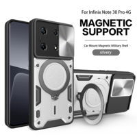 Casing ponsel TPU PC dapat diputar 360, casing penutup ponsel tahan guncangan untuk Infinix Zero 30 4G/5G/Zero 30 Pro Zero Ultra 5G