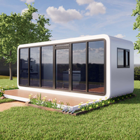 Villa modulaire 20/40 pieds, Cabine mobile Apple, Maison préfabriquée, Bureau, Hôtel, Cabine mobile, Conteneur, Cabine Apple de luxe