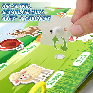 <span class=keywords><strong>Libro</strong></span> de Actividades Personalizado para Bebés, Colorido y Brillante, para el Aprendizaje Temprano, la Educación Cognitiva, <span class=keywords><strong>Libro</strong></span> de Papel Reutilizable - Product Image 4