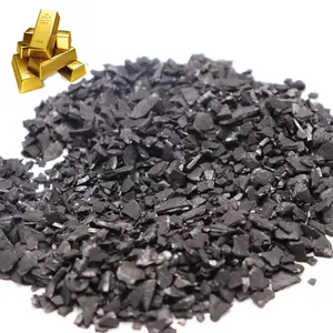 Activated Carbon Process 6*12 Mesh Gold Extraction Coconut Shell Activated Carbon Manufacturer Usage For Gold Recovery Gold Removal Mining Process