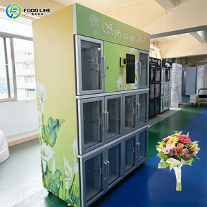 Máquina Expendedora Inteligente de Flores con 8 Puertas Refrigeradas de 2-10 Grados, Pantalla Táctil y Humidificación para la Venta de Flores Frescas - Product Image 5