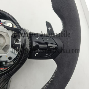 Volante Deportivo LED de Alcántara en Oferta para BMW Serie 5 F30 F10 F32 F90 F80 F82 F87 - Product Image 3