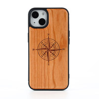Couverture complète de luxe 2023 nouvelle coque de téléphone anti-chute en bois massif de haute qualité pour IPhone 13 14pro max