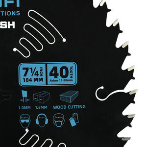 Disques à découper le bois de qualité US EU, OEM, multi-industriels, TCT 7 1/4, lame de scie circulaire pour bandes décoratives, MDF - Product Image 4