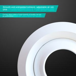 Сферическое сопло из алюминиевого сплава с регулируемым на 360 градусов выходом воздуха для систем приточной вентиляции и центрального кондиционирования - Product Image 2