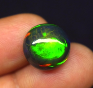 High Quality <b>7</b> Ct 13.6*<b>7</b>.5 mm Natural Multi <b>Fire</b> Opal Cabochon Loose Gemstone for Jewelry Making - Product Image 6