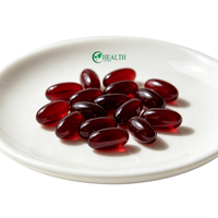 Capsules molles d'astaxanthine de qualité alimentaire supérieure, produits finis pour une consommation orale quotidienne