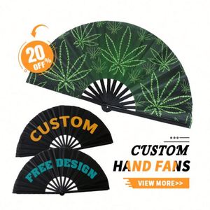 Wholesale Blanks Large Handheld Bamboo Clack Sublimation Folding Custom <b>Hand</b> <b>Fan</b> - Product Image 6