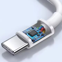 Câble de charge rapide PD 60W 3A Tpe, câble de données épais de type C à type C pour iPhone 15 16 Pro Max