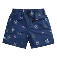 Shorts de bain décontractés pour hommes en tissu Oxford respirant, à taille élastique, séchage rapide, avec poches latérales pour la plage et la piscine