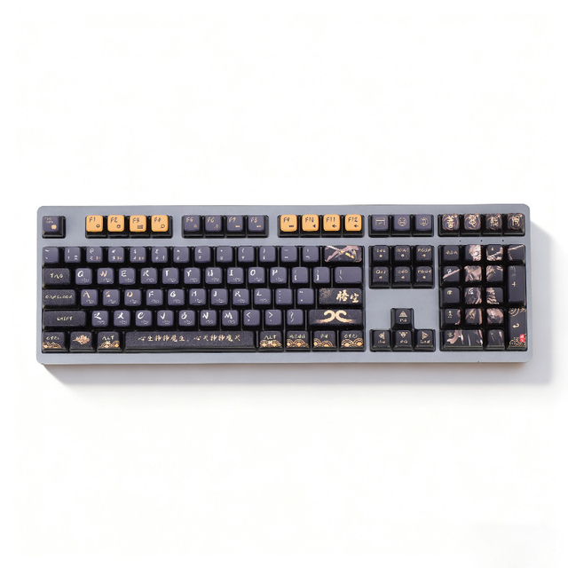 108-Key Kailh Axis Triple-Mode Silent Mechanical LED Backlit Type-C Full Size Gaming Keyboard New Product Hot-Swappable Body