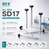 Étagère de rangement multifonctionnelle RF4 ST15 + SD17 et jeu de tournevis 360 °   Support rotatif à serrage rapide pour réparation et rangement d'outils