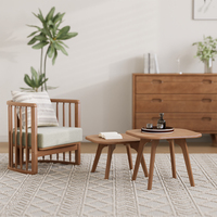 Fauteuil inclinable en bois massif au design moderne et contemporain, avec housse amovible, pour salon, chambre et appartement (uniquement B2B)