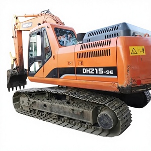 รถขุดขนาดเล็ก Doosan DH215-9E มือสอง น้ำหนัก 21 ตัน พร้อมปั๊มเครื่องยนต์ แบริ่งไฮดรอลิก สภาพการทำงานดี มั่นคง - Product Image 1