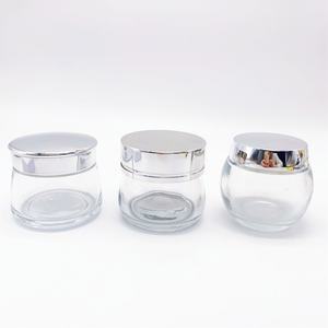 Vente en gros de pots cosmétiques en verre personnalisés de 15g/30g/50g/100g/120g, pots en verre pour crème pour le visage, emballage cosmétique - Product Image 2