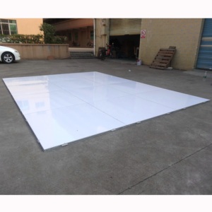 พื้นเต้นรำแบบพกพาไม้ขนาด 4x4 ฟุต ติดตั้งง่าย สไตล์เรียบง่าย - Product Image 3