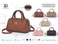 Borsa tote rotonda da donna in PU, tinta unita, per uso quotidiano, per tutte le stagioni - Product Image 1