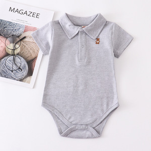 Mono de verano para bebé de alta calidad, mameluco para bebé, <span class=keywords><strong>ropa</strong></span> de bebé de algodón orgánico 100% - Product Image 4